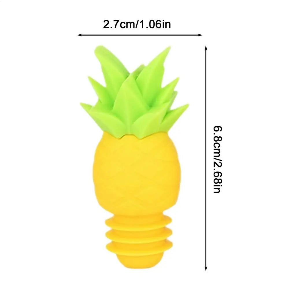 Silicone Pineapple Wine Stopper – Leakproof Reusable Bottle Cap