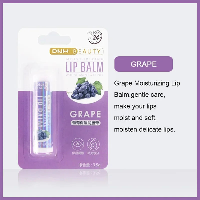 DNM 18-Color Moisturizing Lip Balm | Aloe & Vitamin E Lip Care