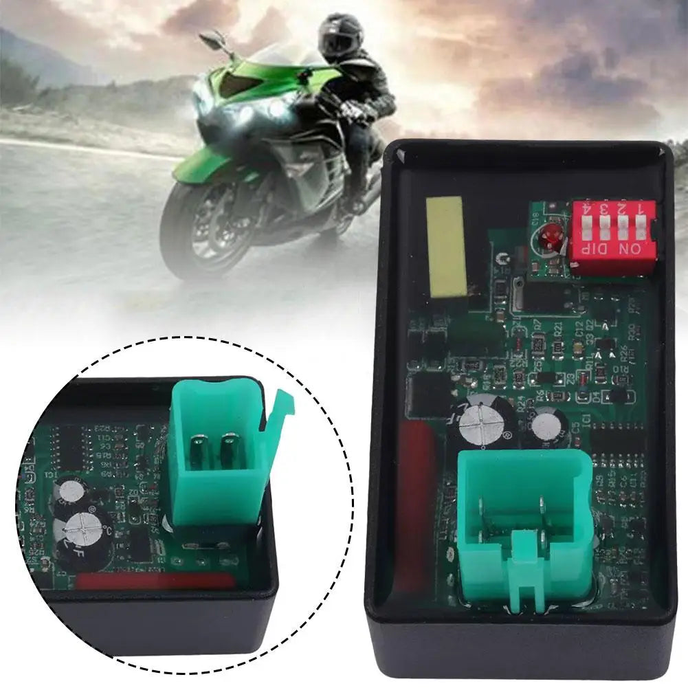 Motorcycle Lgnition 6 Pin 5 Pin AC CDI Box 4 Pin DC CDi with DIP Switch Speed limit4000-12000 for BIZ100 SUPER100 XY50-Q WEB100 Peaceful Pleasures Health and Wellness