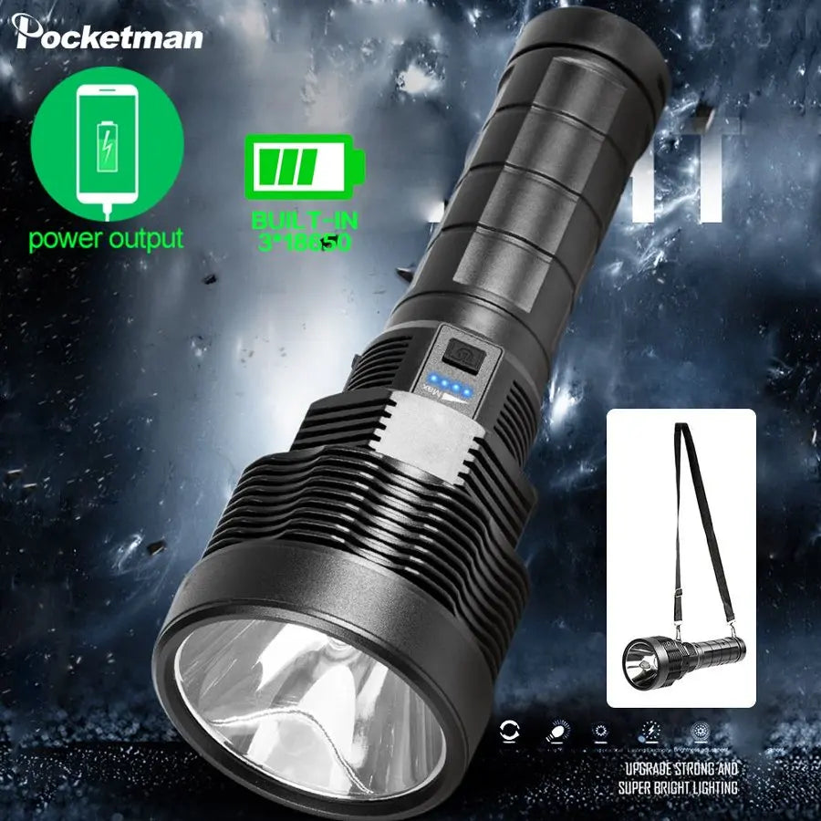 POCKETMAN P50 3800LM LED Flashlight | Rechargeable Waterproof