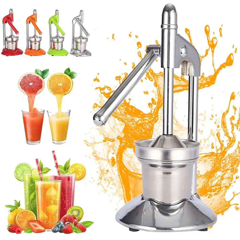 Manual Stainless Steel Citrus Juicer – Heavy Duty Lemon Squeezer