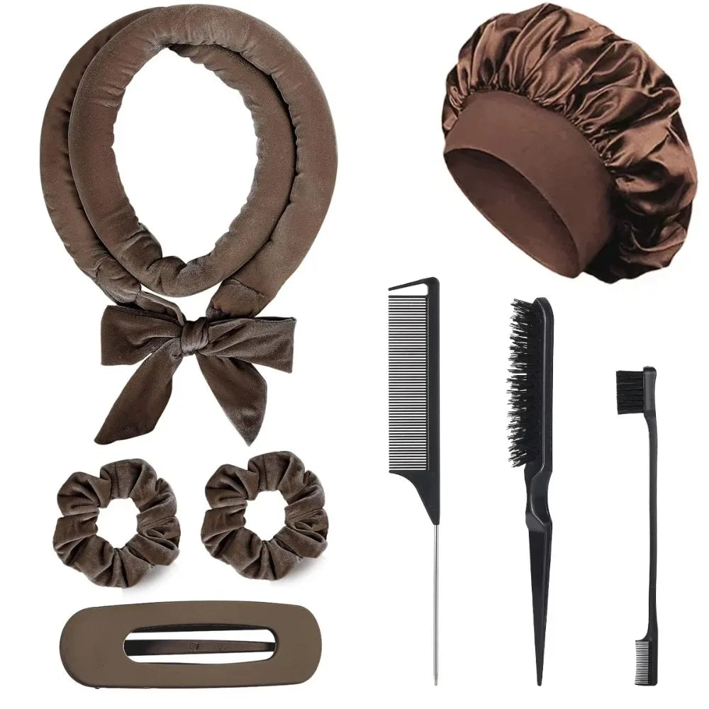 Heatless Hair Curler Set – Overnight Curls, No Heat Damage