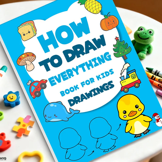 Art Learning Book Kids How Draw Everything Simple Steps Boost Peaceful Pleasures Health and Wellness