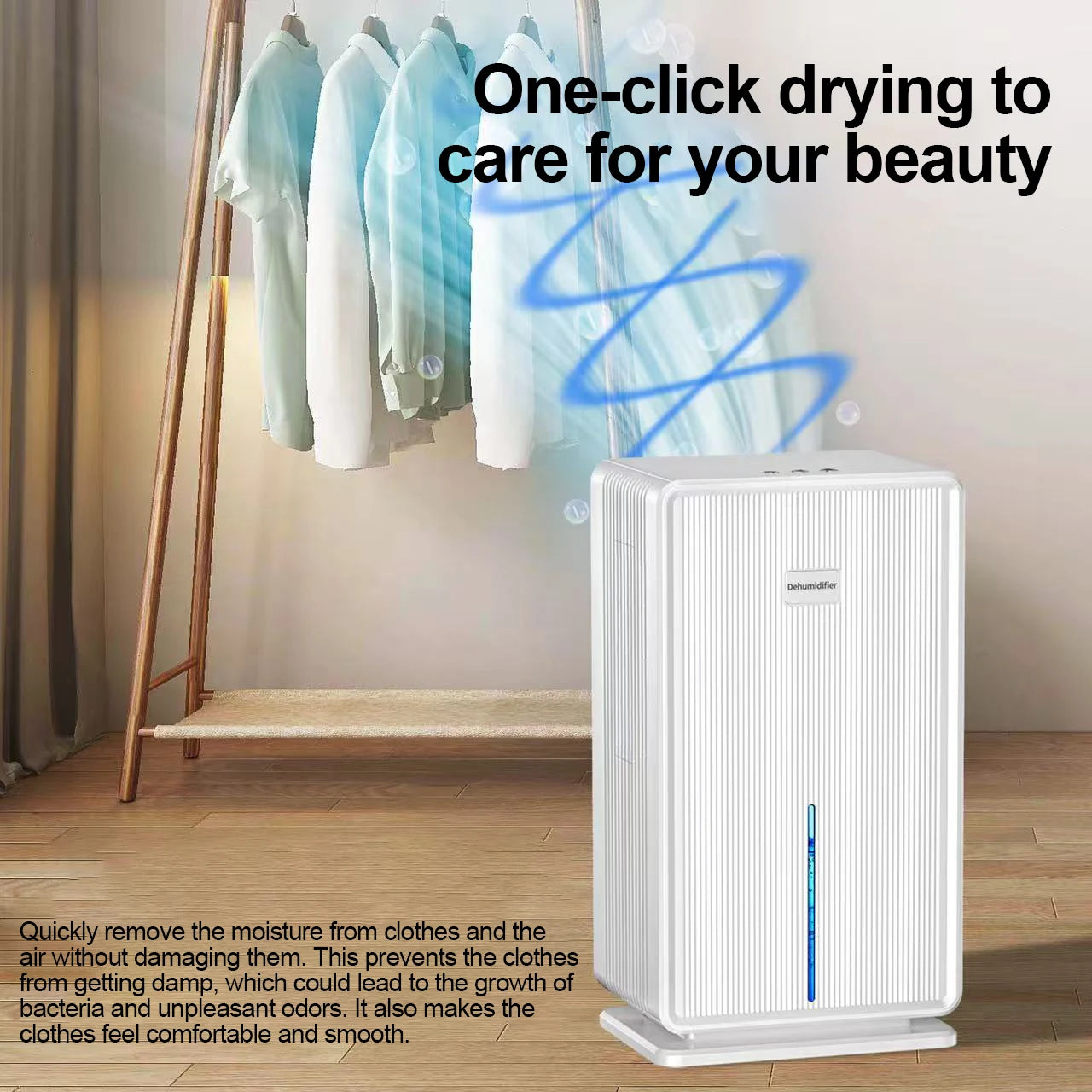 HOMEFISH Electric Air Dehumidifier Compressor For Bathroom Basement Air Dryer For Indoor Moisture Absorber Machine EU/US Peaceful Pleasures Health and Wellness