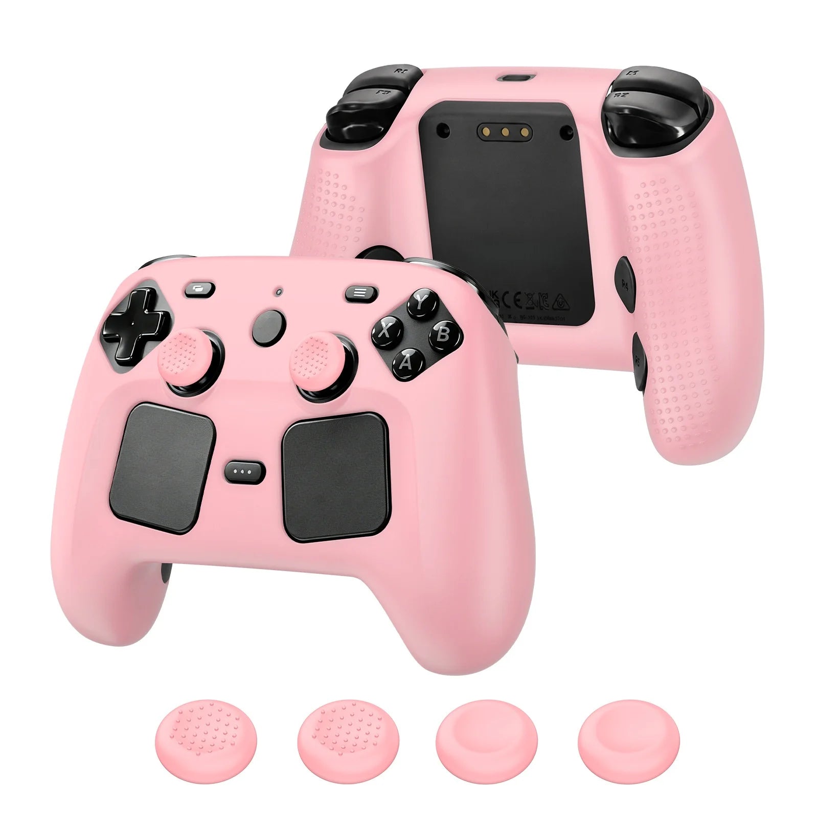 Protective Case For Steam Controller 2 Solid-Color Dustproof Shock-Resistant Case Non-Slip Design Enhance Your Gaming Experience Peaceful Pleasures Health and Wellness