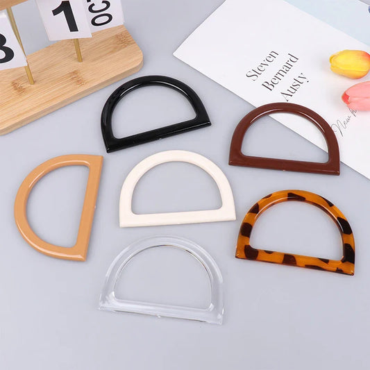 2Pcs D-Shape Bag Handles – DIY Purse & Crochet Bag Handles DIY Bag Handles Oasis Select