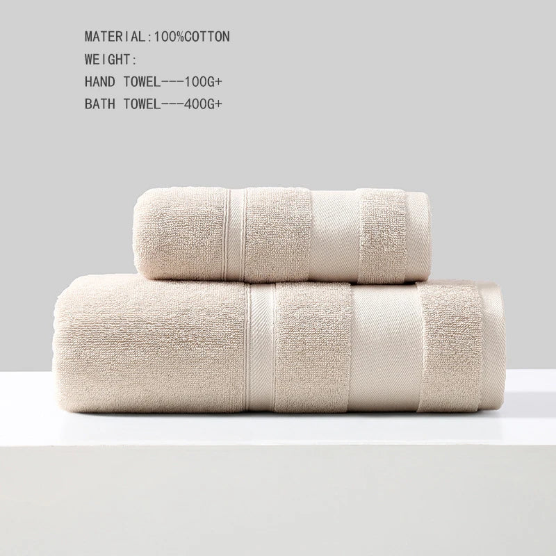 Battilo 100% Cotton Bath & Hand Towel Set – Hotel Spa Quality