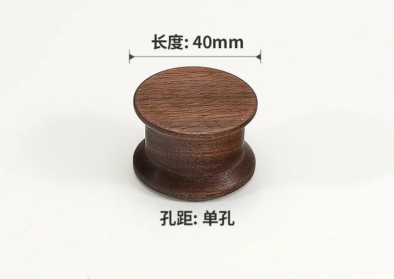 Natural Walnut Wood Cabinet & Drawer Handles | Modern Pull