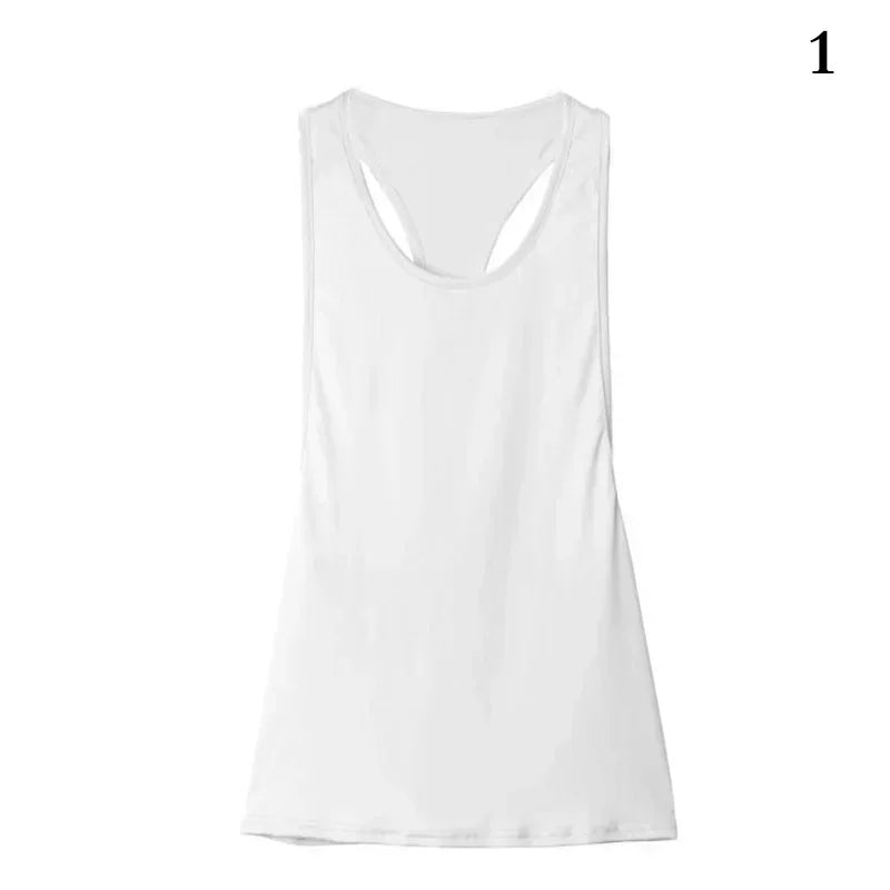 Sports Overshirt Women's Fitness Tank Back T-shaped Quick Dried Slim