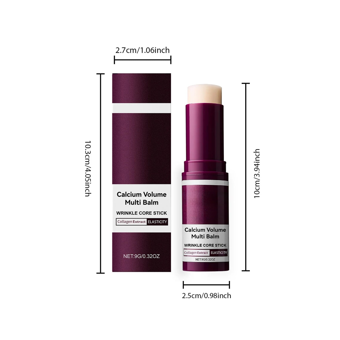 Hoygi Calcium Anti-Aging Skincare Set – Serum, Eye Patches & Balm