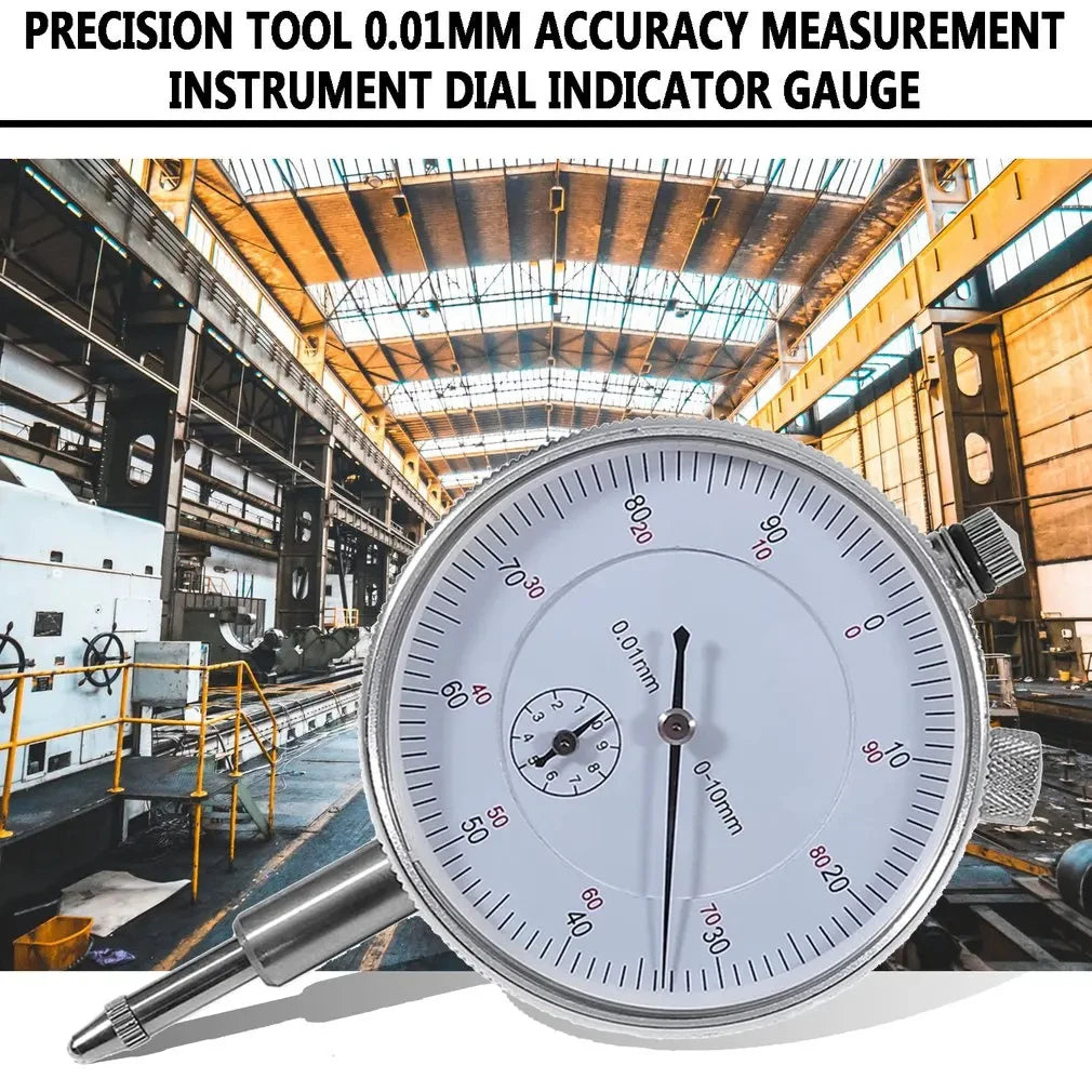 2025 Dial Indicator Gauge Tool Precision Meter 0.01 Resolution Accuracy Measurement Instrument Tools Peaceful Pleasures Health and Wellness