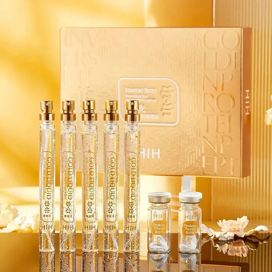 LAIKOU Collagen Peptide Face Serum – Gold Silk Firming & Anti-Aging Collagen Face Serum Oasis Select