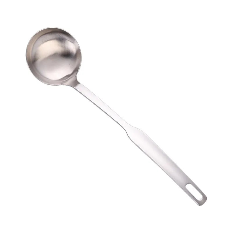 Thickened Stainless Steel Spatula Ladle & Slotted Spoon Set