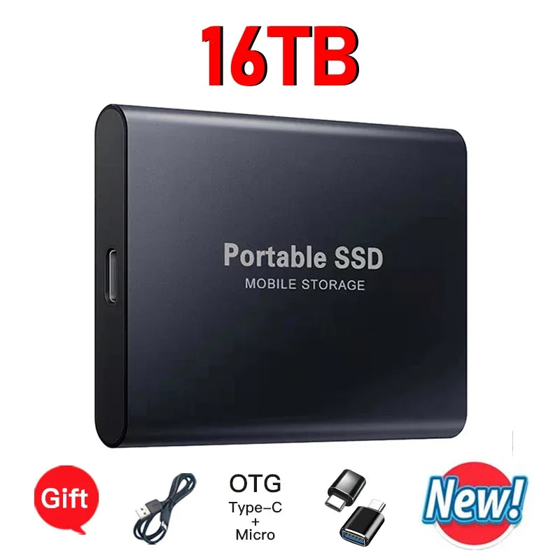 EOENKK Portable External SSD USB 3.2 Type-C Fast Transfer Drive
