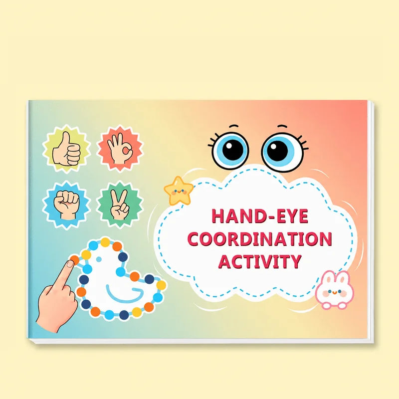 Hand-eye Coordination Activity Workbook 32 Pages Tracing Practice