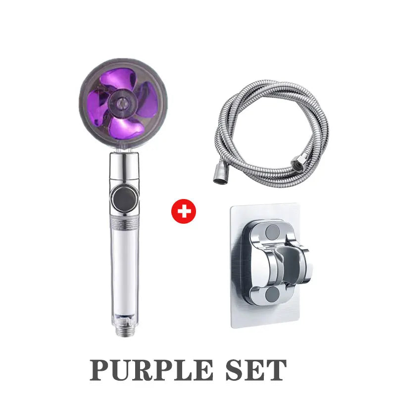 High-Pressure Handheld Showerhead | Filter & Water-Saving