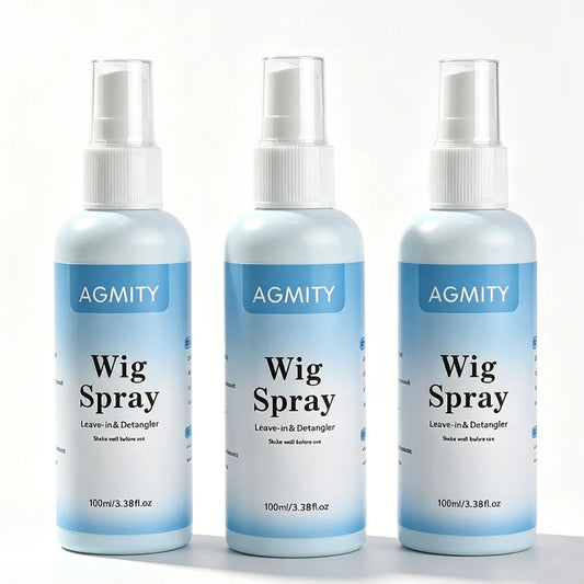 AGMITY Wig Care Spray – Anti-Frizz Leave-In Detangler Conditioner Wig Detangler Spray Peaceful Pleasures Health and Wellness 3PCS