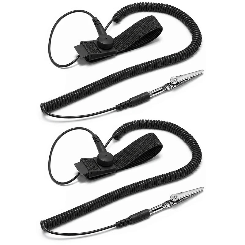 Anti-Static ESD Wrist Strap Grounding Band with Alligator Clip