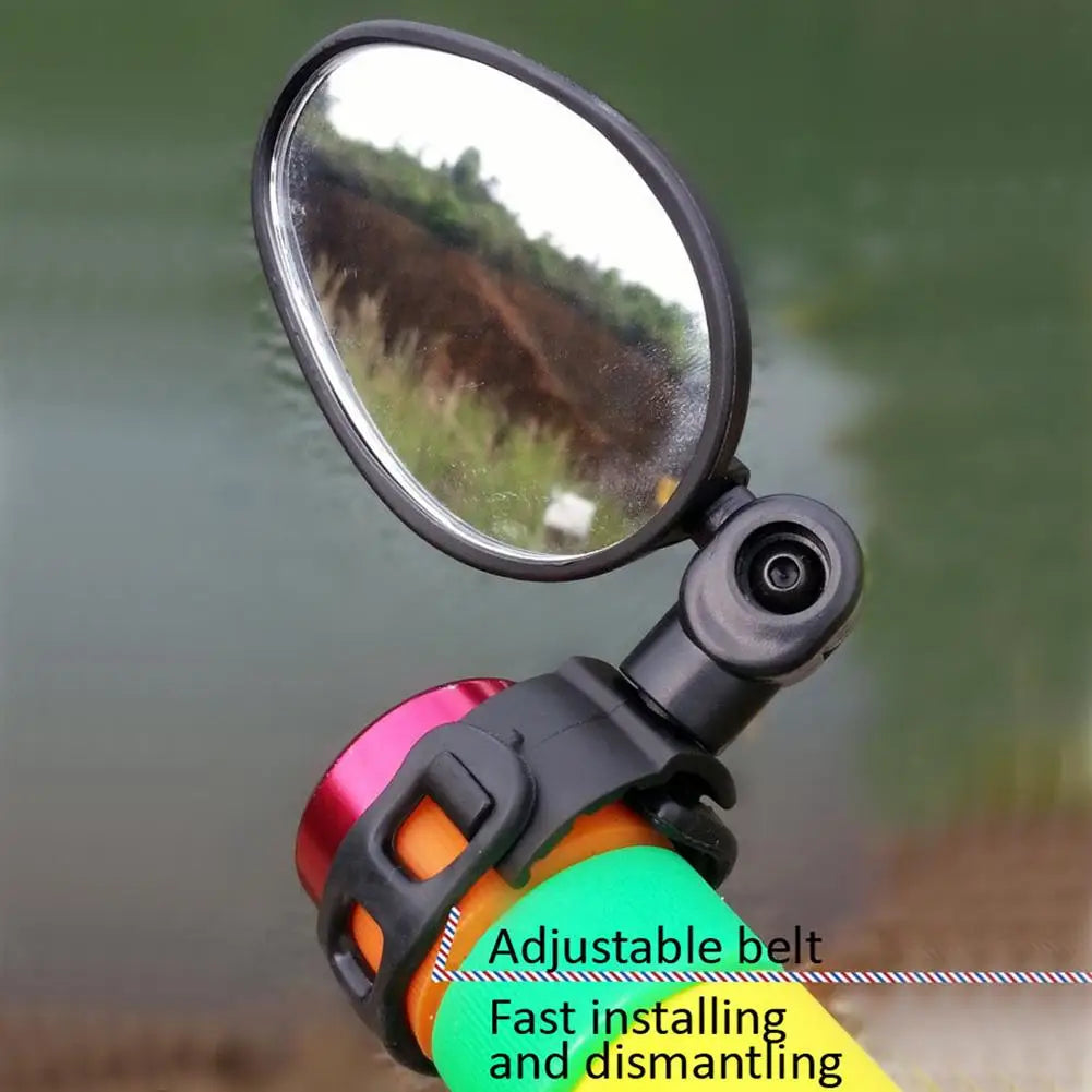 360° Adjustable Bicycle Rearview Mirror – Universal Handlebar Fit Peaceful Pleasures Health and Wellness Australia