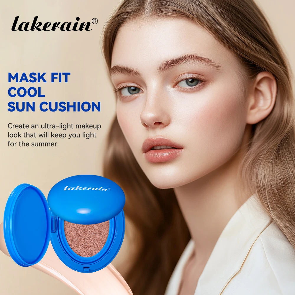 Mask Cream Air Cushion Fit Cool Sun Cushion Powder Puff Moisturizing Brightening Foundation Concealer Makeup tirtir Cosmetics Peaceful Pleasures Health and Wellness