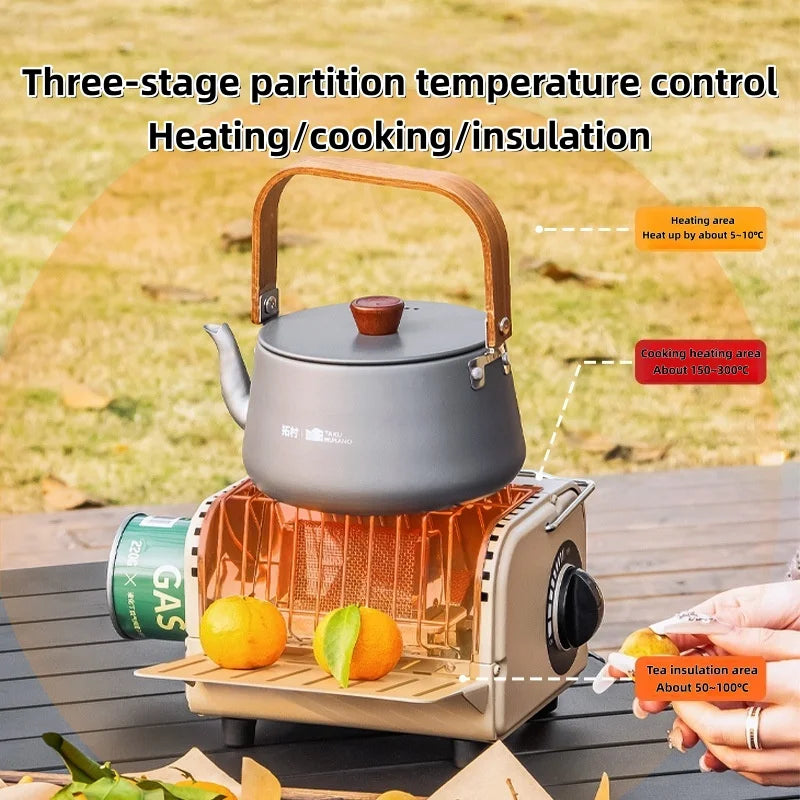 Outdoor Camping Heater Roasting Stove Gas Burners Camp Tent Hunting Heater Warming Stove Hands Warmer Camping Equipment Peaceful Pleasures Health and Wellness