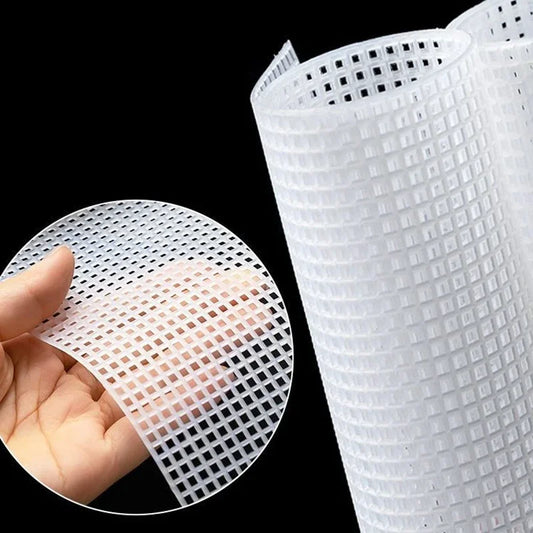 Plastic Mesh Cloth for Latch Hook Bags & Rug Crafts – 7 Sizes Craft Mesh Canvas Oasis Select