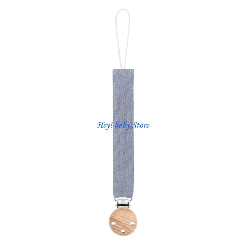 Baby Pacifier Clip Cotton Rope Teether Soother – 25 Colors