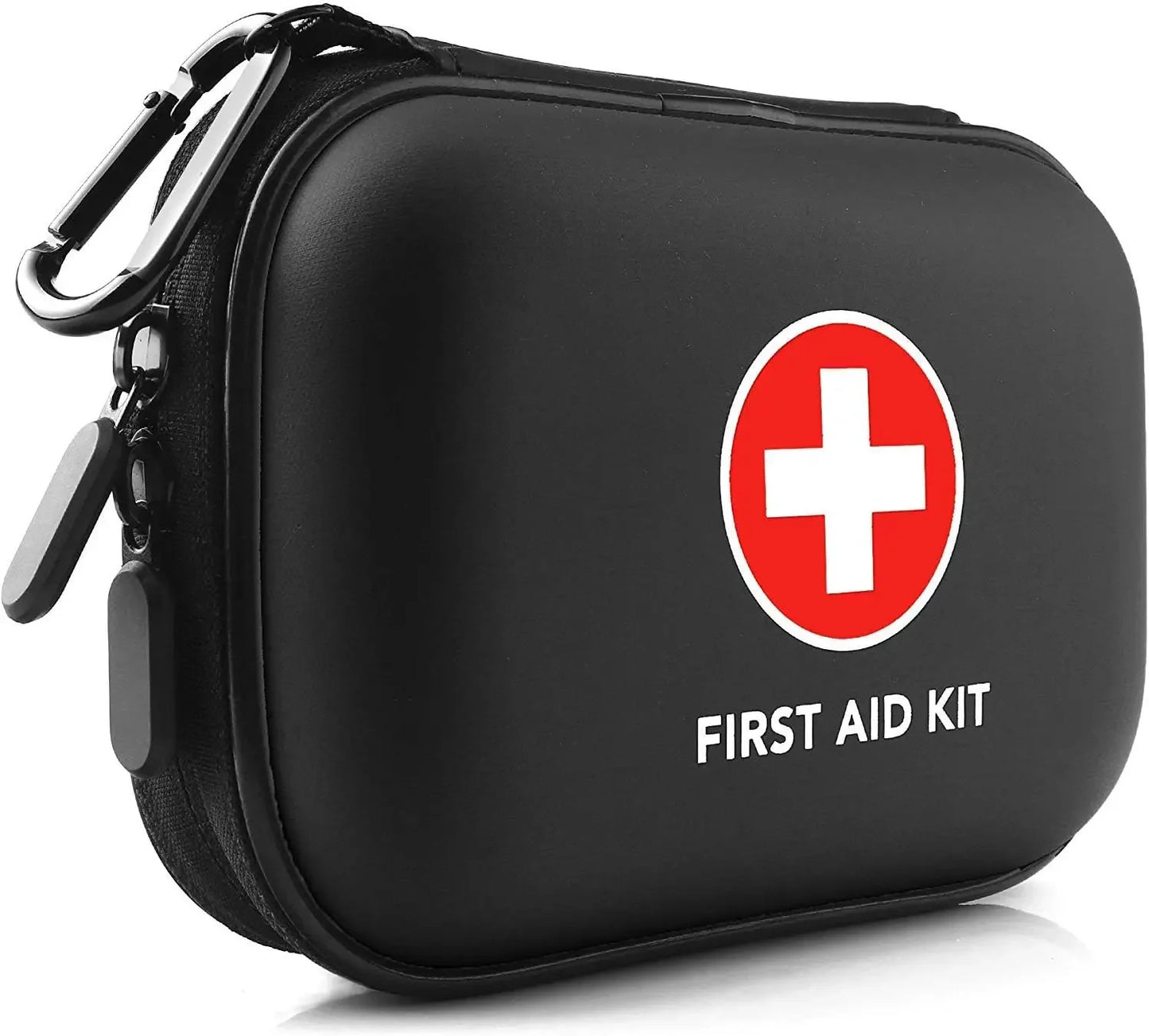Empty Medical First Aid Storage Bag Sanke Small PU EVA Bag Case for Household Outdoor Travel Camping Equipment Medicine Survival Peaceful Pleasures Health and Wellness empty black bag