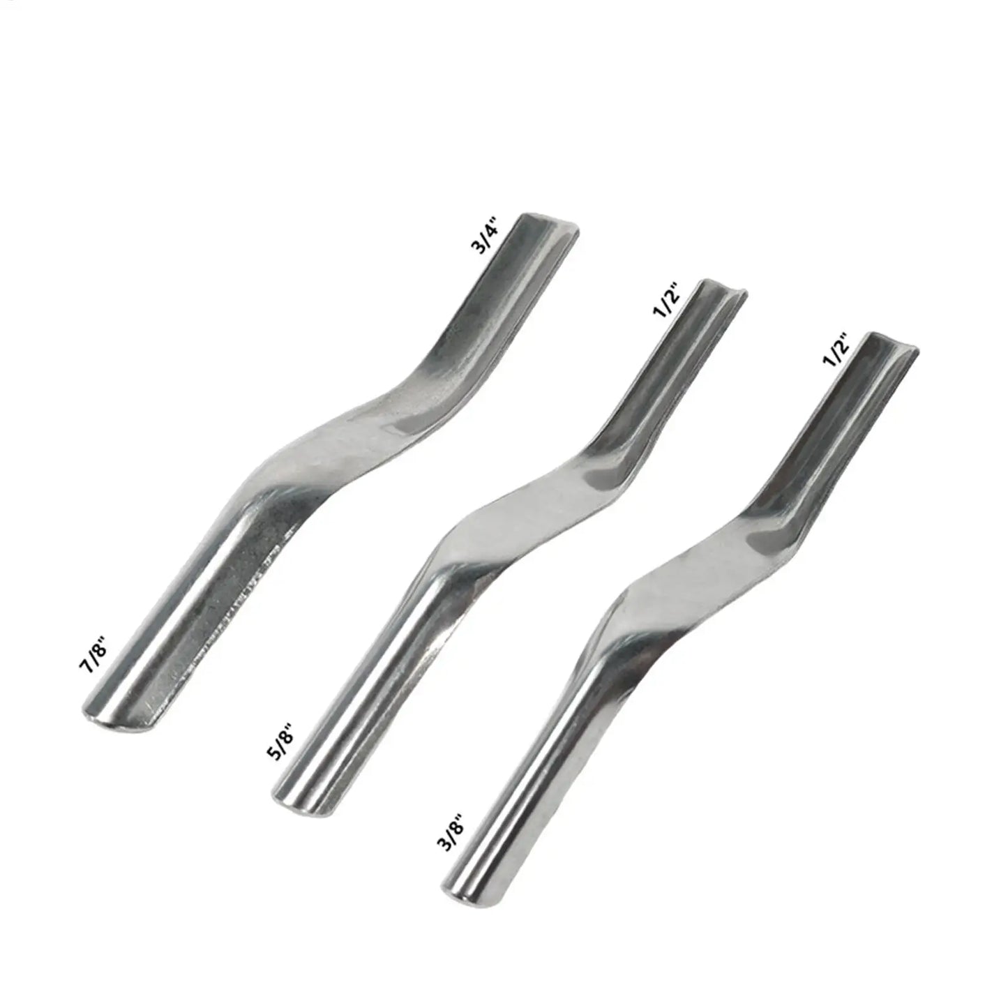 3-Piece Stainless Steel Grout Finishing & Caulking Tool Kit