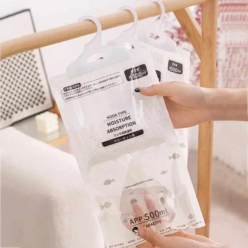 Hanging dehumidification bag water absorption moisture-proof mildew-proof dehumidification bag household desiccant large package Peaceful Pleasures Health and Wellness