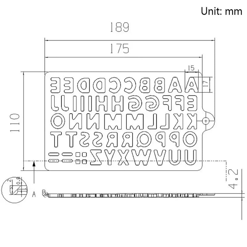 Alphabet Silicone Mold – Candy, Chocolate & Cake Letters