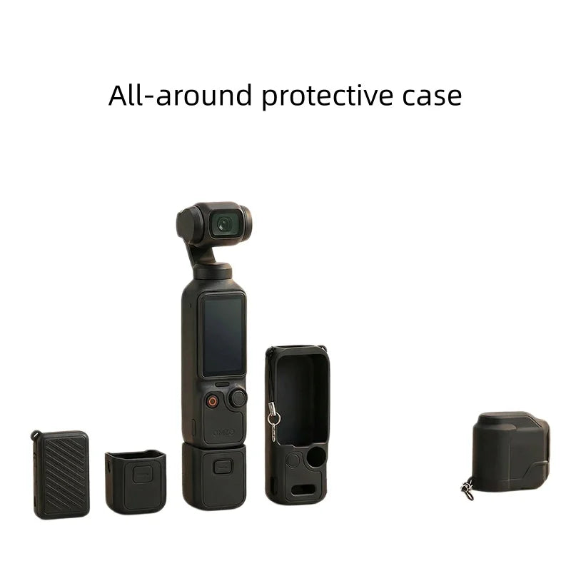 Silicone Cases Lens Cases Screen Cases For DJI Pocket 4 Shock-Resistant And Drop-Proof Dust-Proof To Protect Your Camera Peaceful Pleasures Health and Wellness