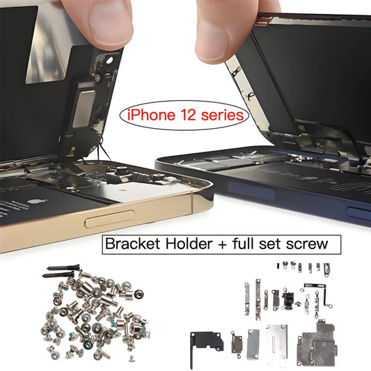 iPhone 12 Series Inner Metal Bracket Holder & Full Screw Set Phone Repair Parts Oasis Select