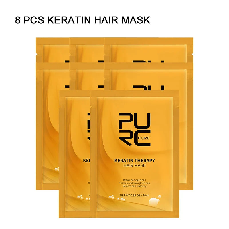 PURC Keratin Hair Mask – Repair Split Ends & Deep Moisturize