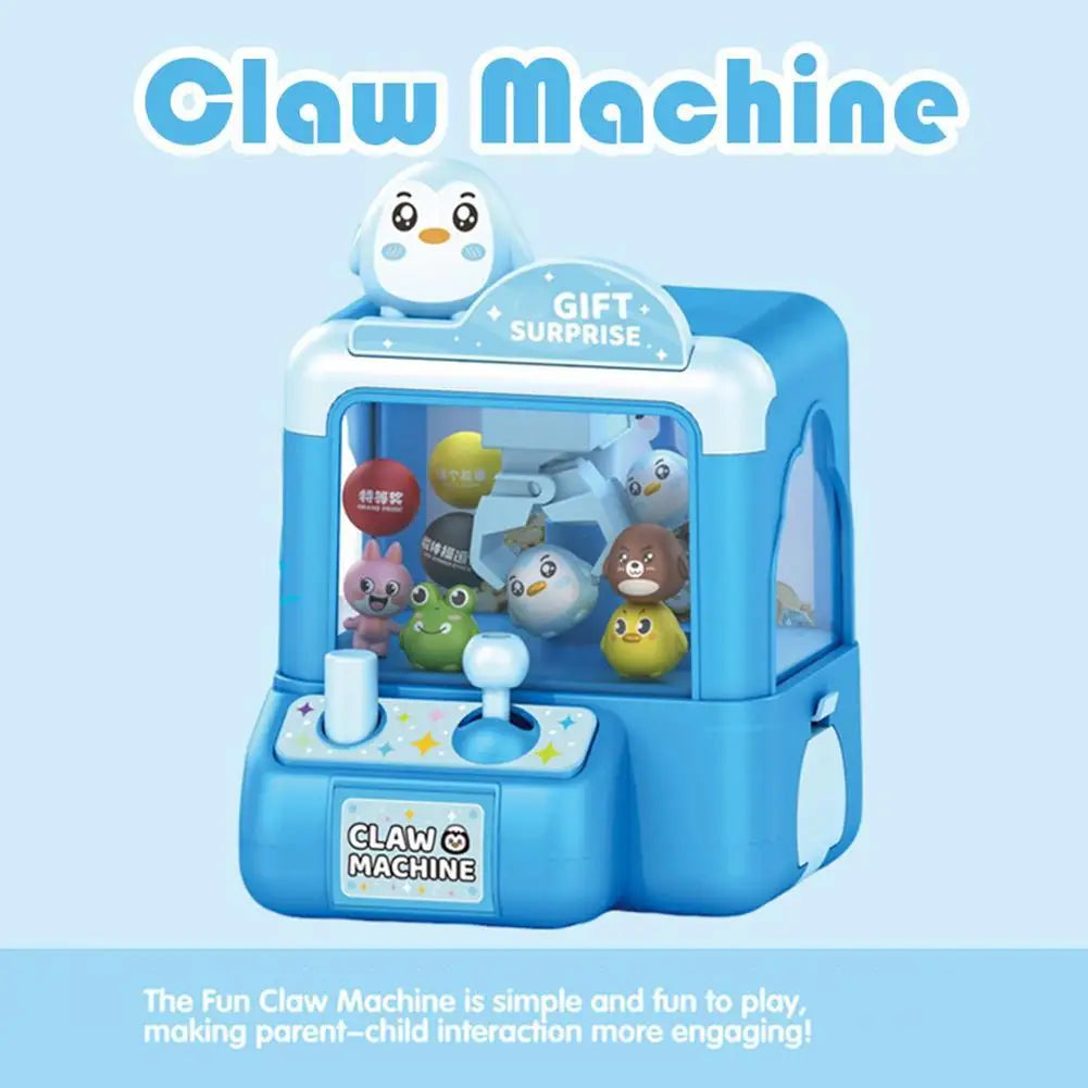 Mini Claw Machine Toy for Kids Portable Desktop Arcade Game Parent‑Child Interactive Grabber Machine Birthday Gift Peaceful Pleasures Health and Wellness