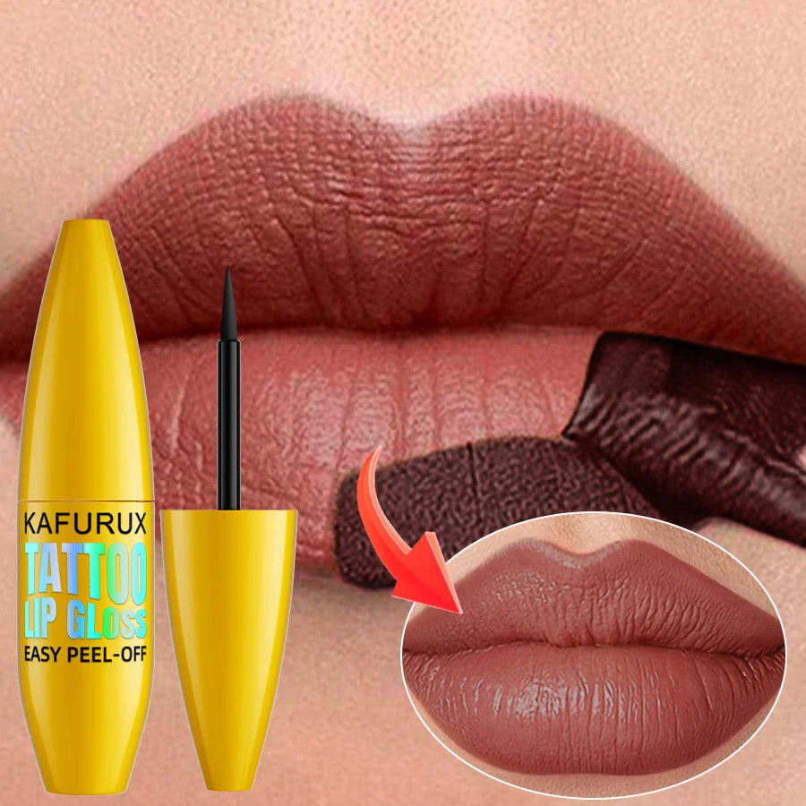 KAFURUX Korean Matte Peel-Off Lip Tint – 7 Colors Lip Stain