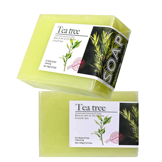 Tea Tree Oil Soap Bar – Natural Handmade Face & Body Cleansing Bar for Balanced, Refreshed Skin Peaceful Pleasures Health and Wellness