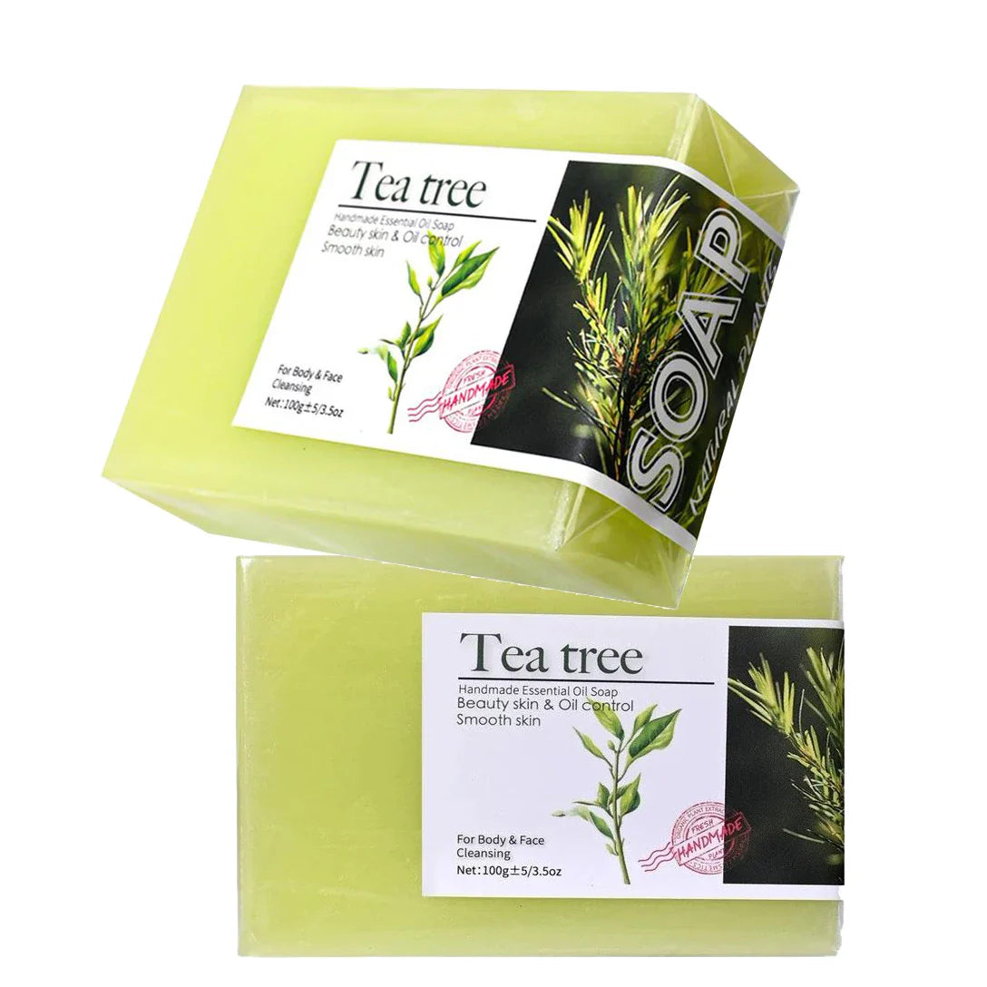 Tea Tree Oil Soap Bar – Handmade Natural Face & Body Wash