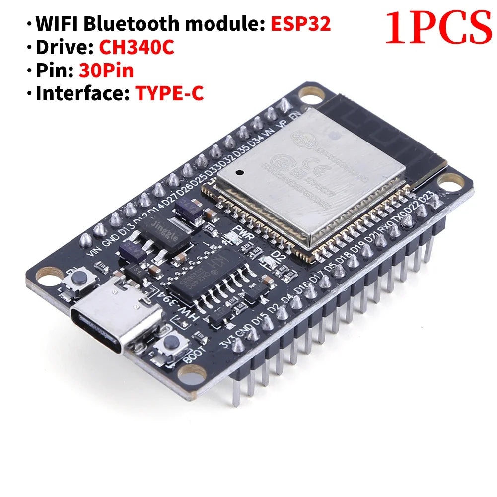 1-3Set E32 CH340C Development Board TYPE-C / Micro USB WiFi+Bluetooth Ultra-Low Power Consumption SPI Wireless Module Peaceful Pleasures Health and Wellness Type-C 1PCS