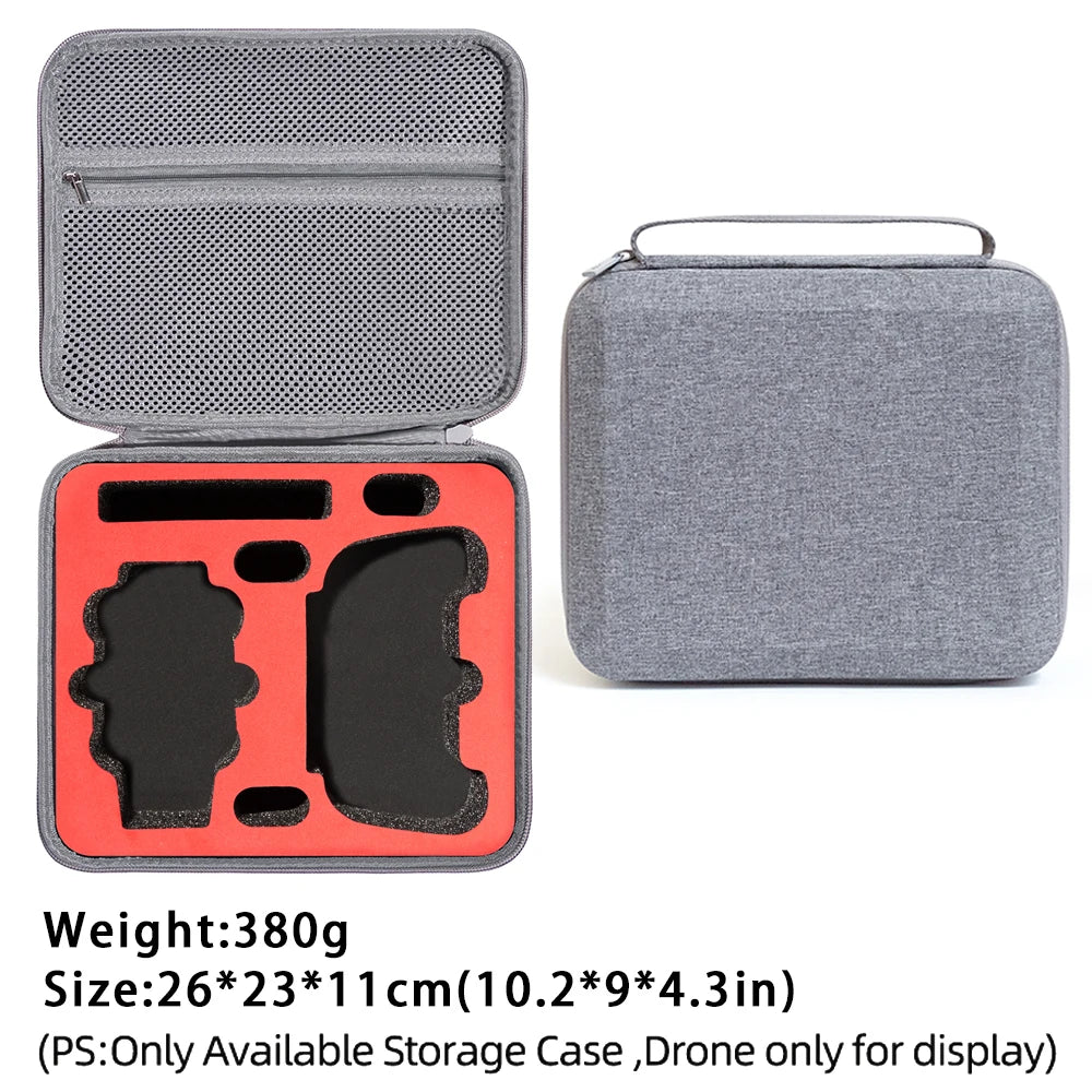 For FIMI Mini 3 Organizer Case For Mini3 Portable Bag Handbag Accessories Peaceful Pleasures Health and Wellness Gray Red