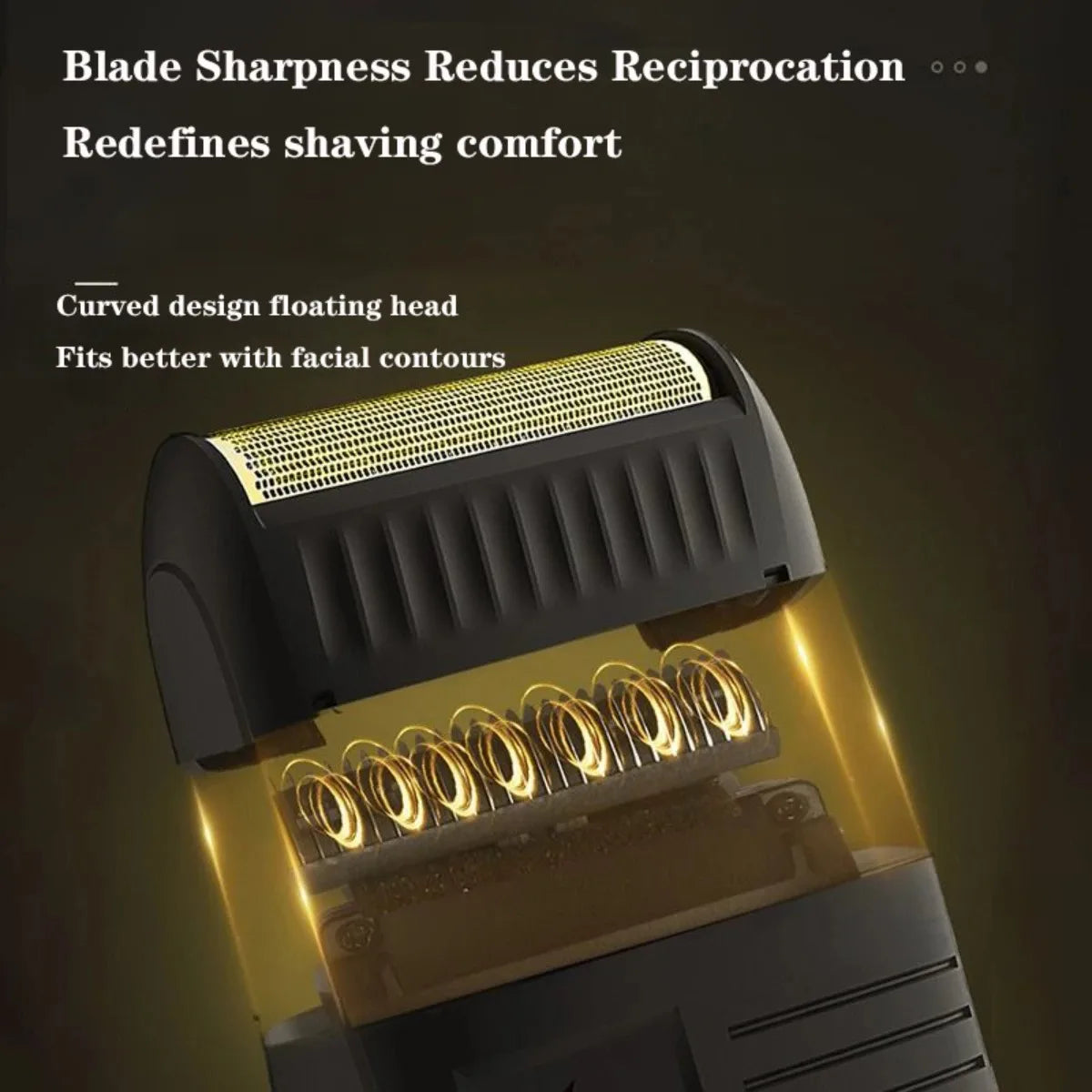 VGR 375 Professional Men's Electric Shaver Waterproof Independent Foil Electric Shaver Convenient Cordless Hair Trimmer Peaceful Pleasures Health and Wellness