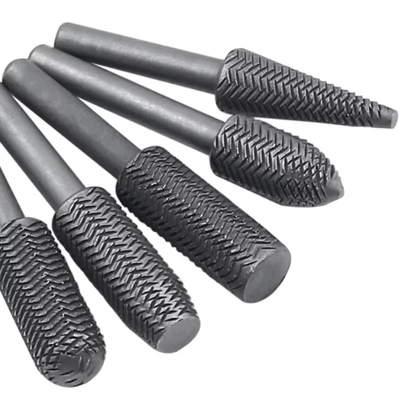 Complete Models Double Cut Rotary Rasp File Shank Hard Steel