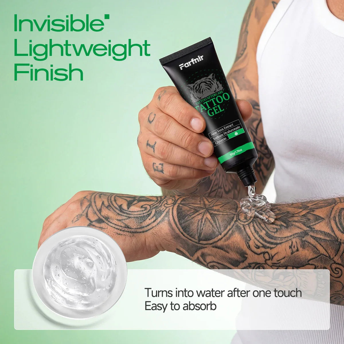 Tattoo Foaming Soap & Gel – Brightens Ink, All Skin Types