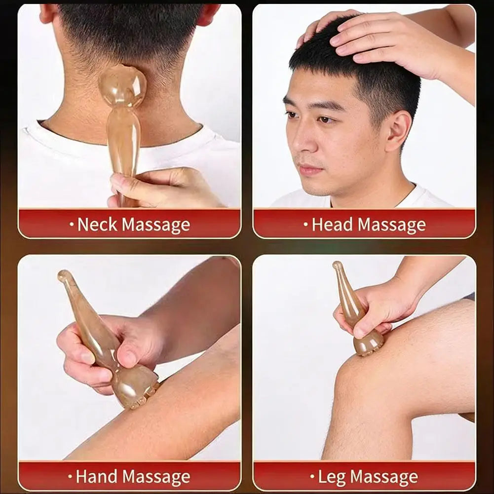 Resin Acupoint Massage Stick – Body, Foot & Head Relief