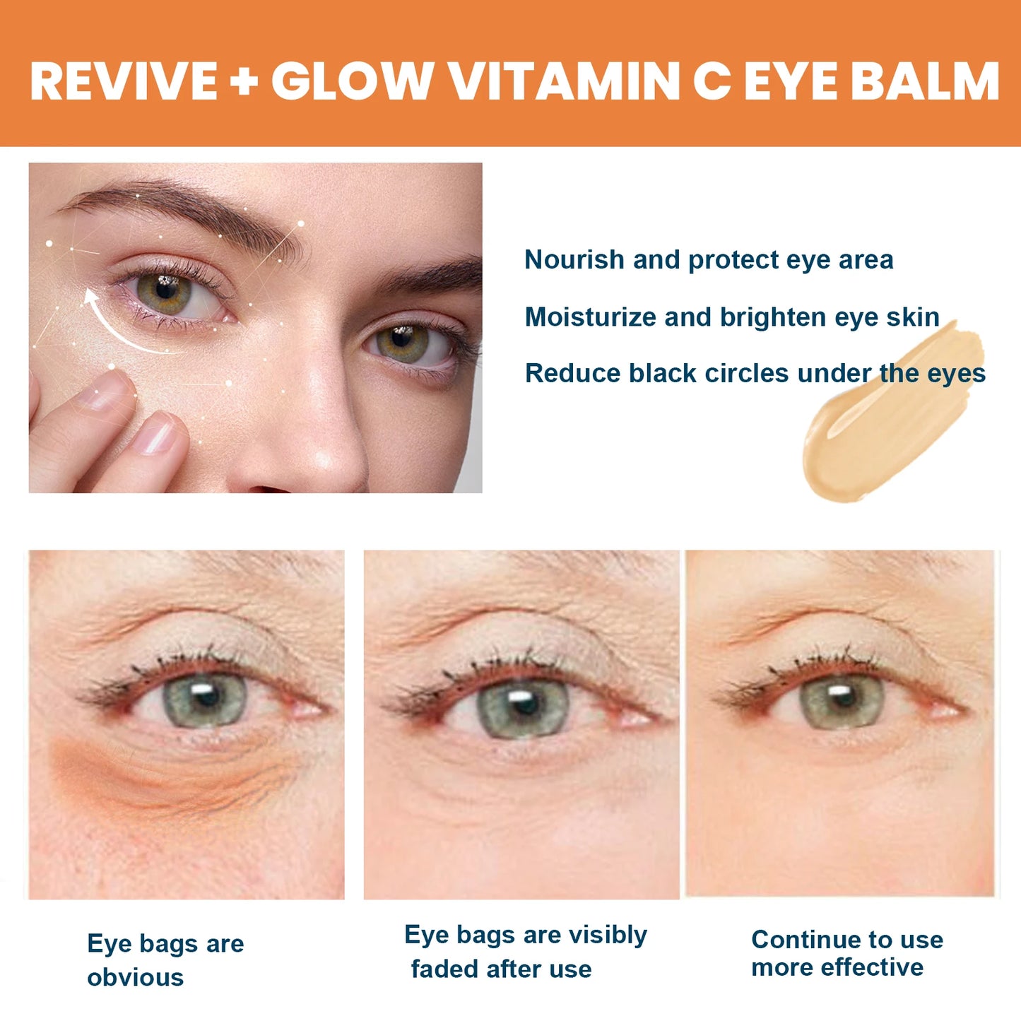 Vitamin C Eye Balm Stick – Dark Circles & Fine Lines