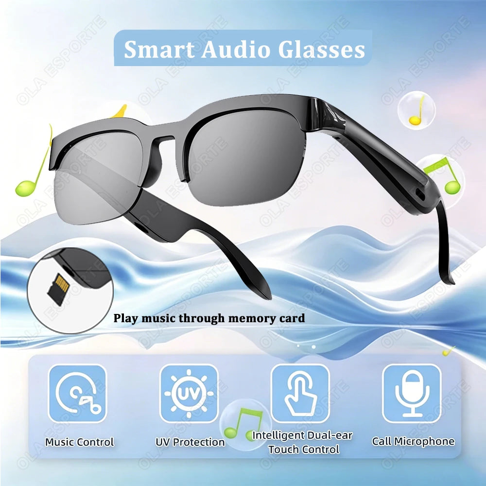 AI Smart Sunglasses – Bluetooth, Translation & Music
