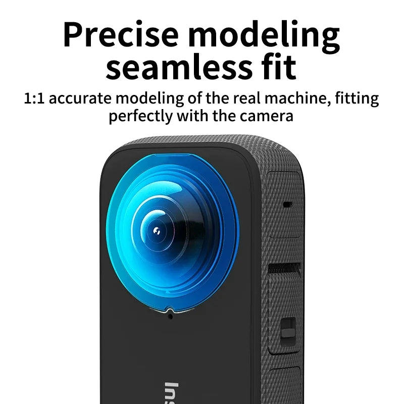 For Insta360 X3 Lens Film PC Protective Mirror Adhesive Anti Scratch For Insta360 X3 Protective Cover Accessories Peaceful Pleasures Health and Wellness