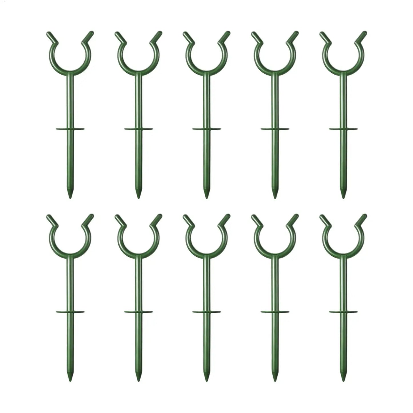 10-Pack Garden Hose Guide Stakes – Anti-Tangle Lawn Irrigation