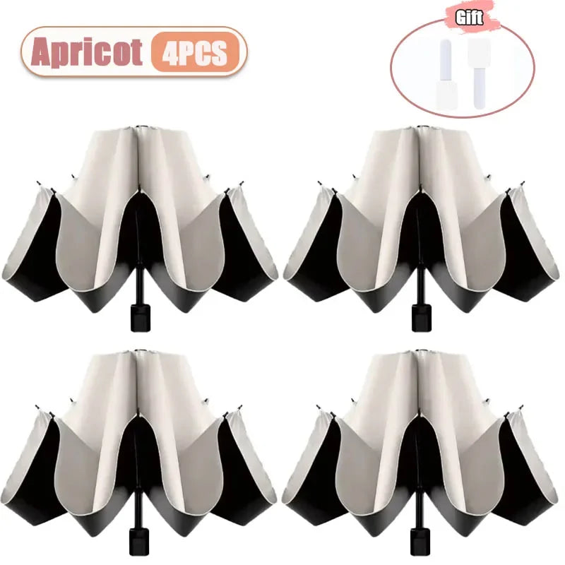 Large UV Protection Folding Umbrella – Sun & Rain Compact