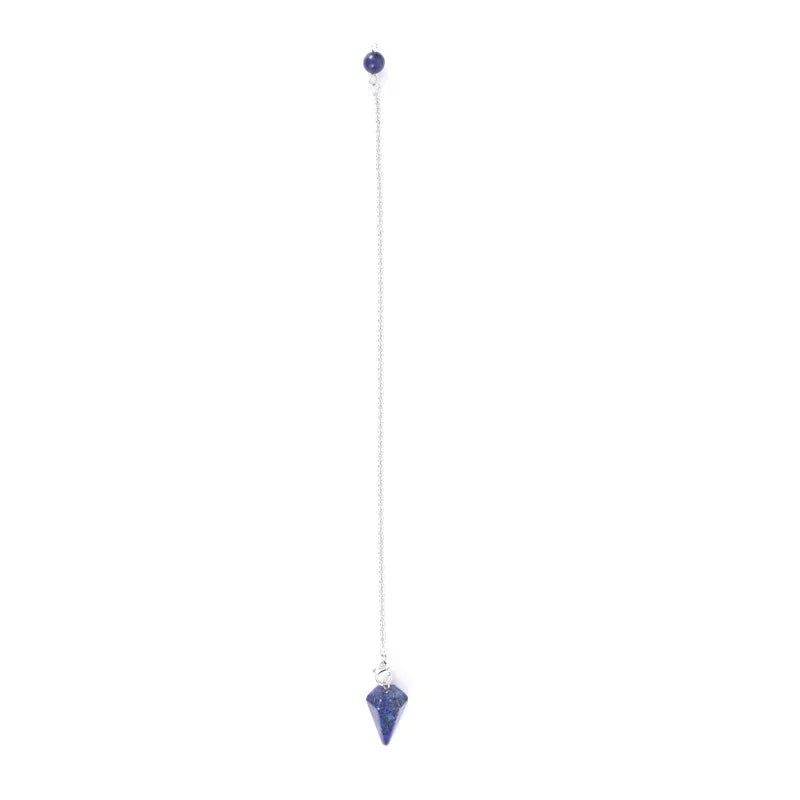 Wood Pendulum Crystal Display Stand | Moon Phase Wiccan Holder